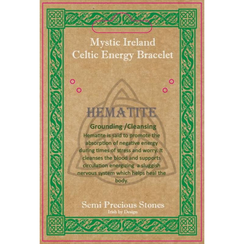Mystic Ireland Celtic Energy Stones – Hematite Bagged Stones 
