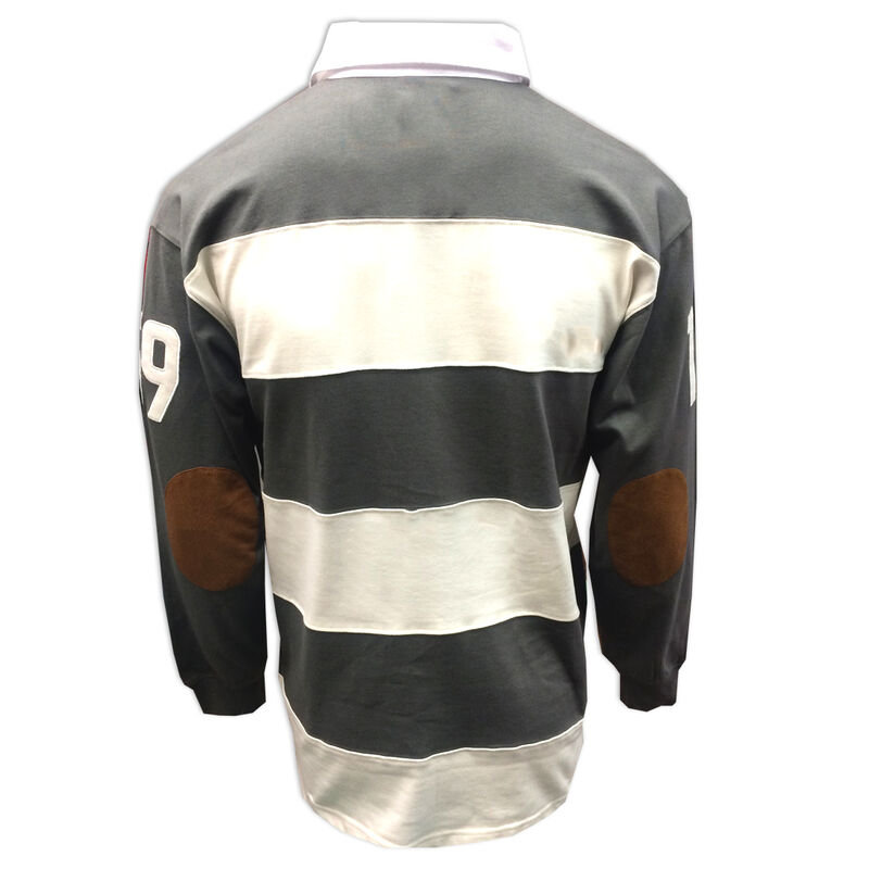 Guinness Grey and White Striped Pewter Long Sleeve Shirt