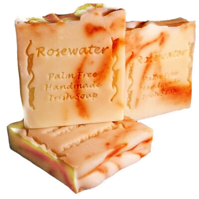 Palm Free Delicate Rosewater Soap Bar – Handcrafted in Ireland