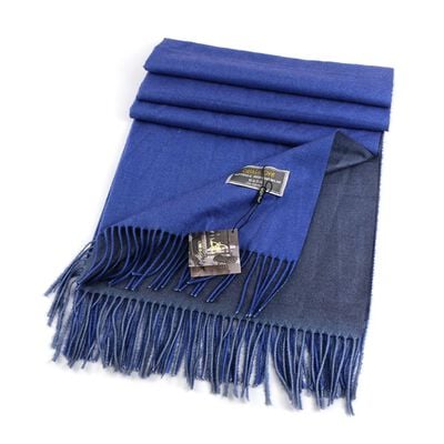 Celtic Ore Authentic Irish Two-Sided Scarf  Royal/Blue Colour
