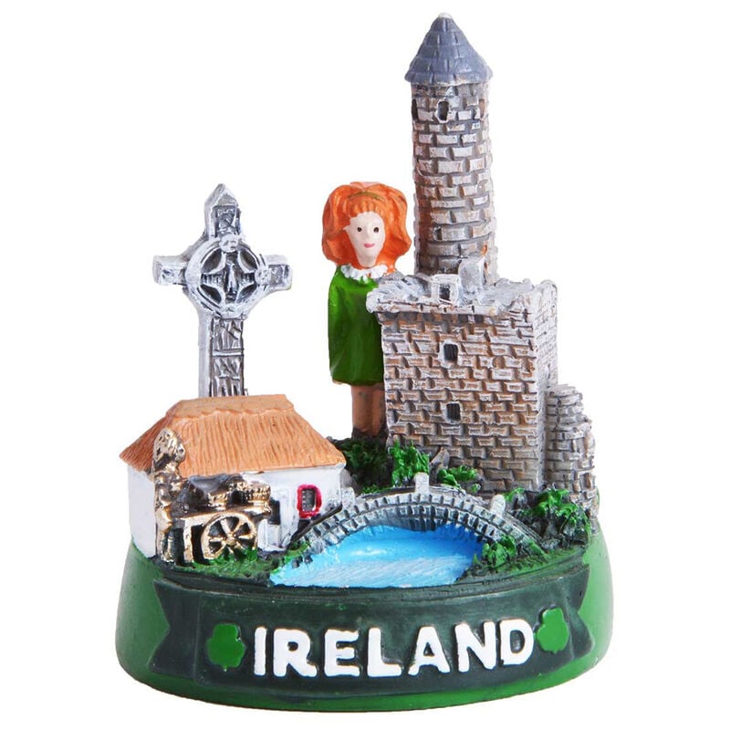 Ireland Designed 5.5Cm Ornament With Famous Icons and Landmarks