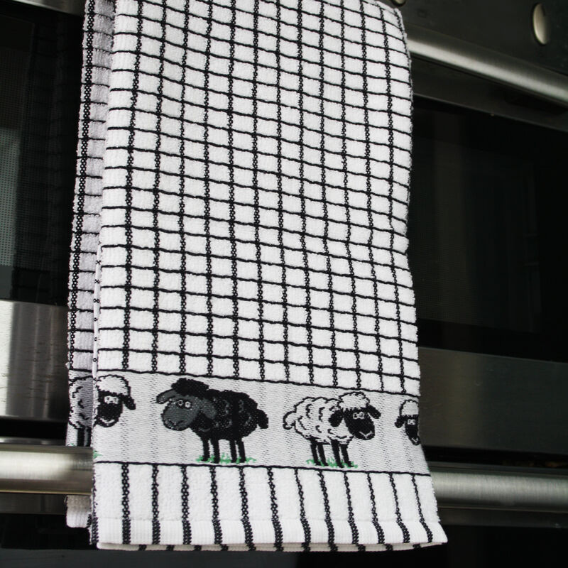 Bale Of Two Sheep Poli-Dri Cotton Tea Towels