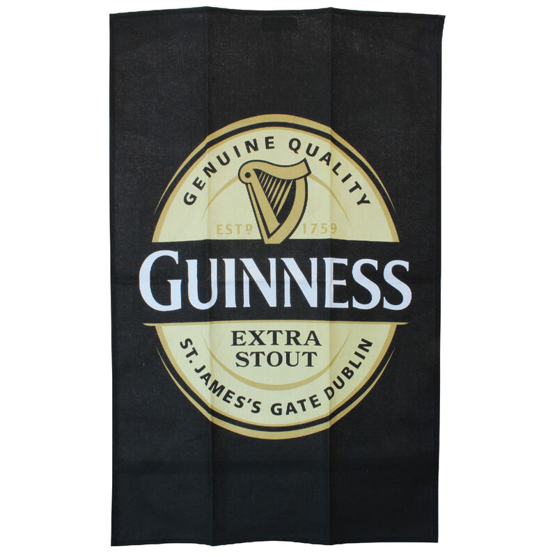 Official Guinness 100% Cotton Towel With Label