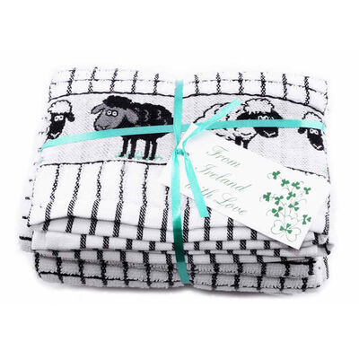 Bale Of Two Sheep Poli-Dri Cotton Tea Towels