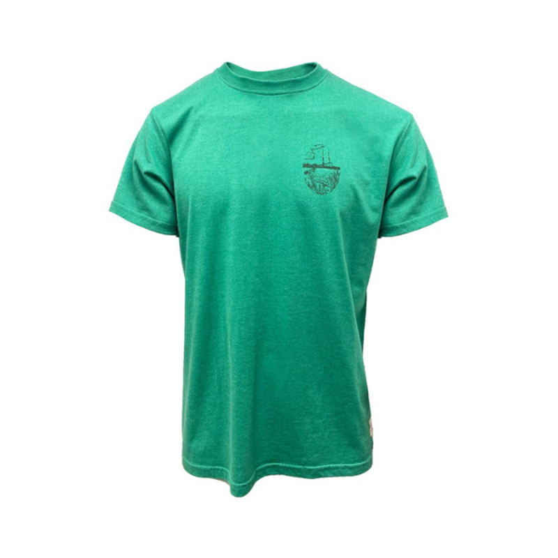 Green Island Unisex Emerald Poolbeg Green T-shirt