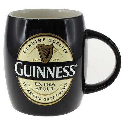 Guinness Barrel Mug- Black