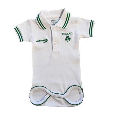 White Baby Ireland Rugby Vest