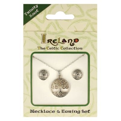 Ireland The Celtic Collection Tree Of Life Matching Jewellery Set 