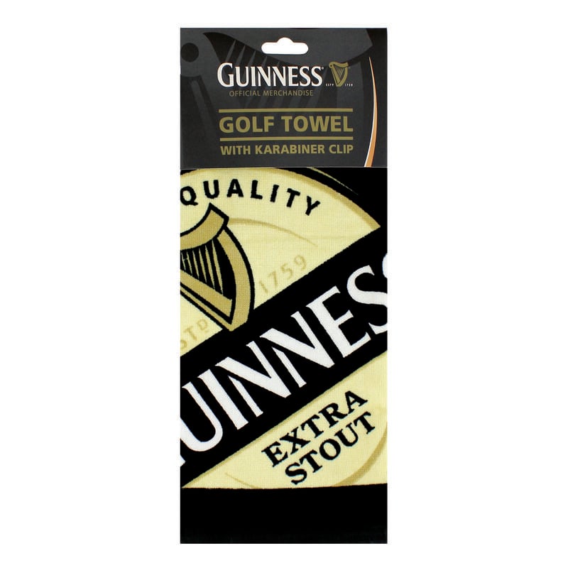 Guinness Golf Towel With Label Print