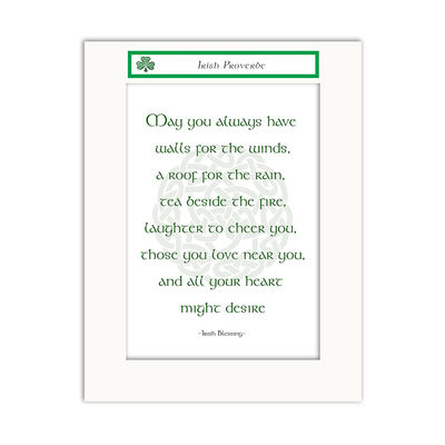 Jumble Ink - May You Always Have, Irish Blessing Design Wall Art Print