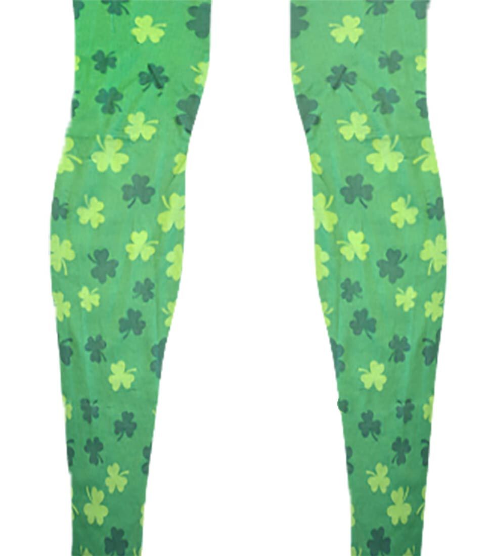 Luck Of The Irish Green Coloured Tights With Mini Green