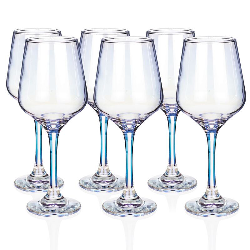 Newgrange Living Unicorn Lustre Wine Glasses, Set of 6