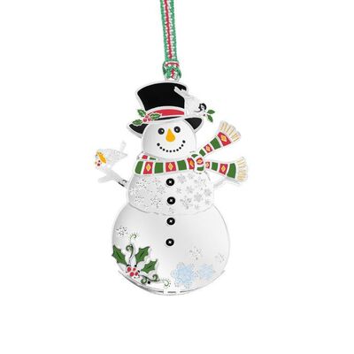 Newbridge Christmas Snowman with Robin Tree Decoration