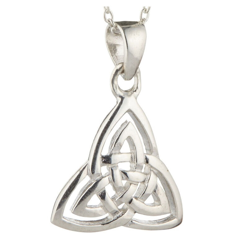 Hallmarked Sterling Silver Celtic Trinity Knot Designed Pendant
