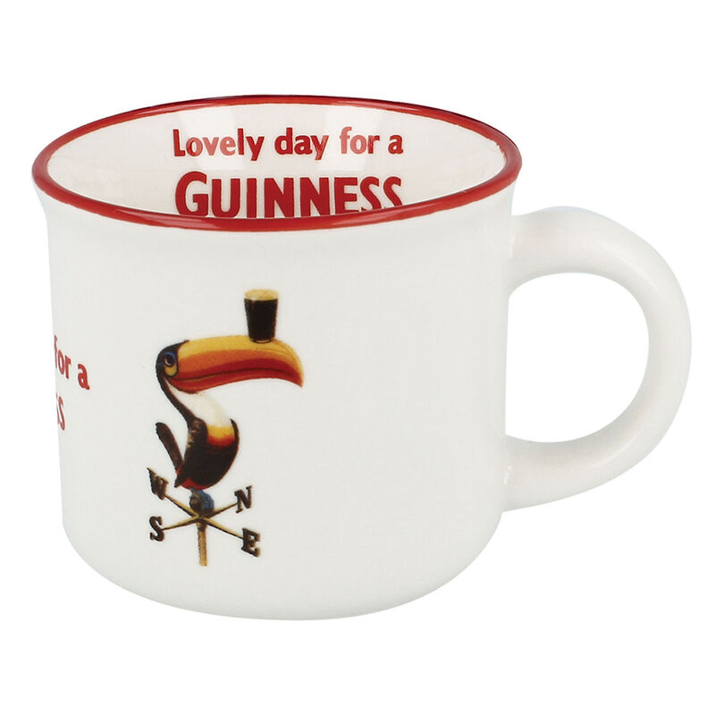 Guinness Toucan Espresso Mug- White