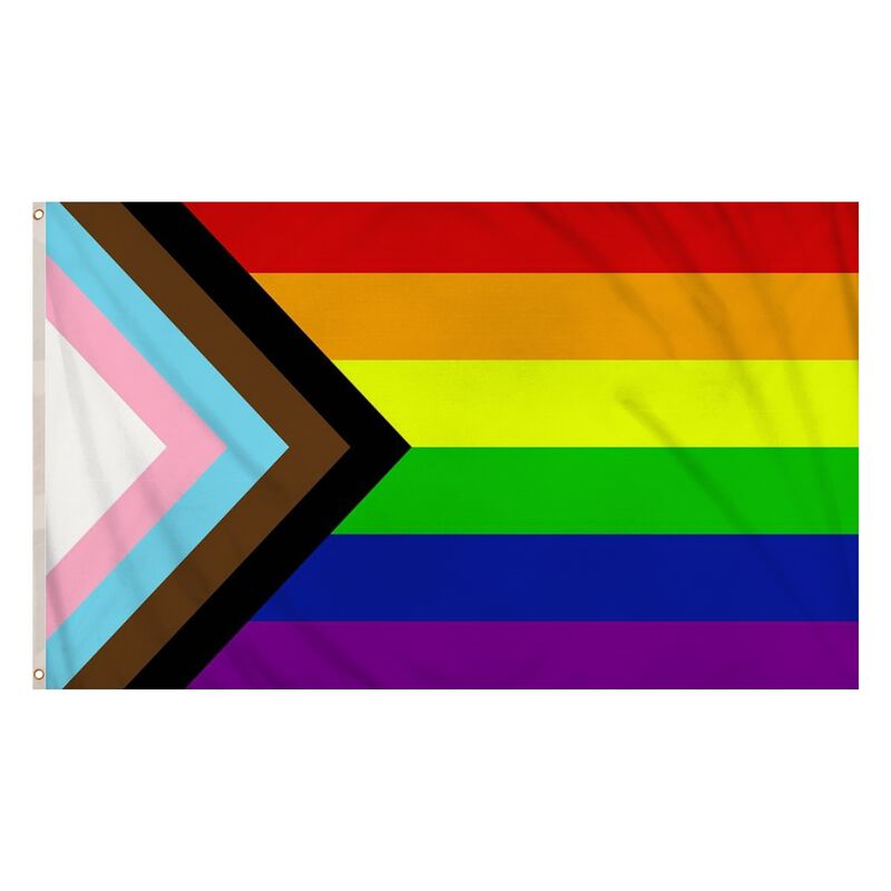 Pride Rainbow Progress Flag 5x3