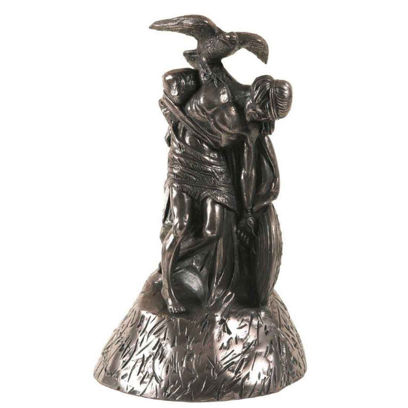 8“ Bronze Ornament Of The Legend Cúchulainn 