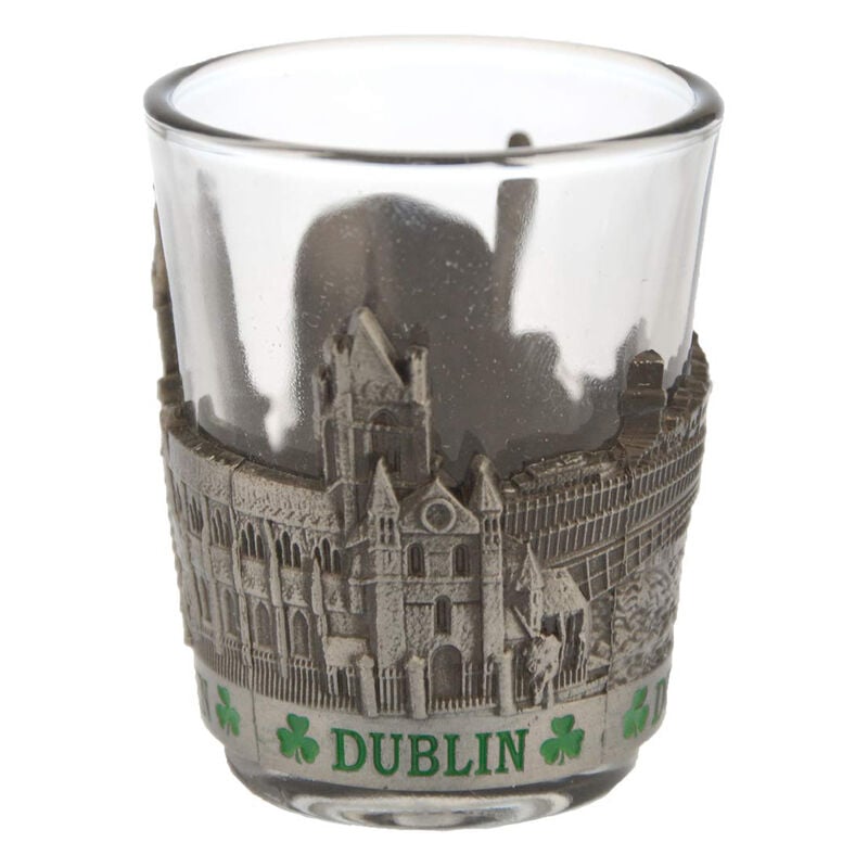 Dublin Shot Glass With Metal Wrap