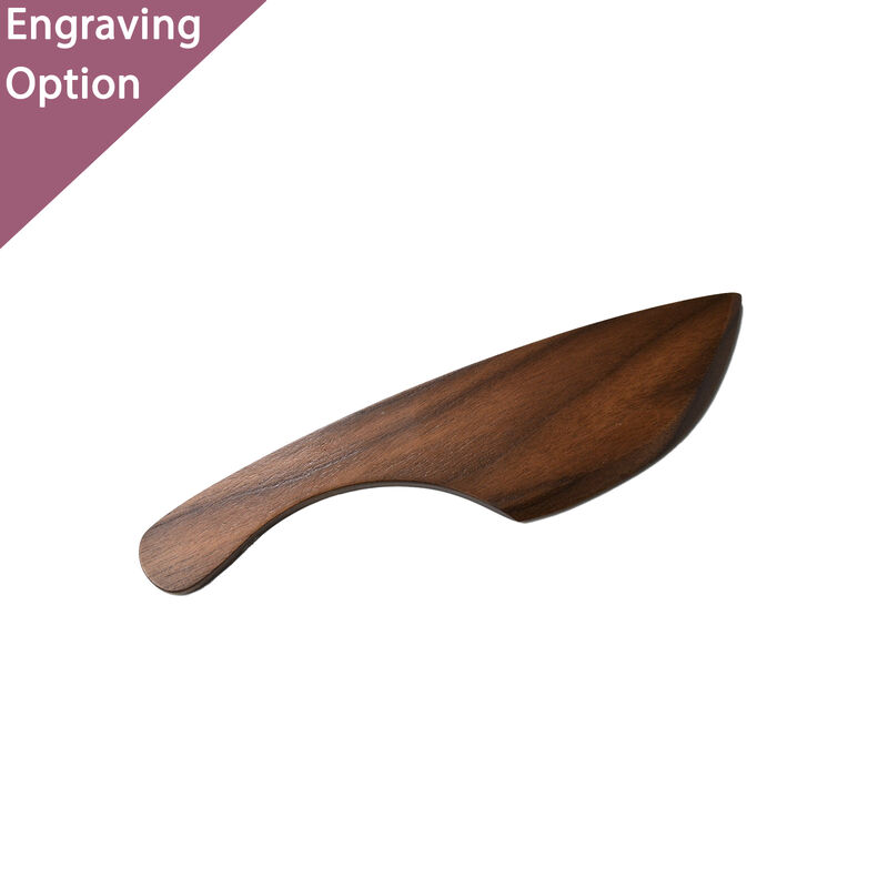 Soft Cheese Knife Made by Walnut