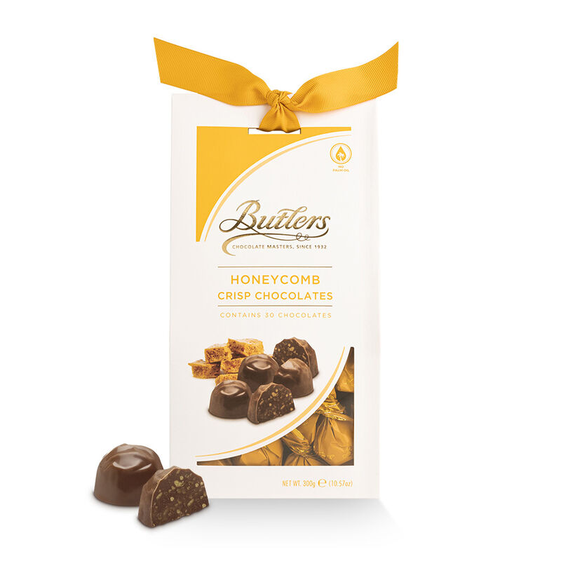Butlers Honeycomb Crisp Chocolates In Tapered Box, 300G