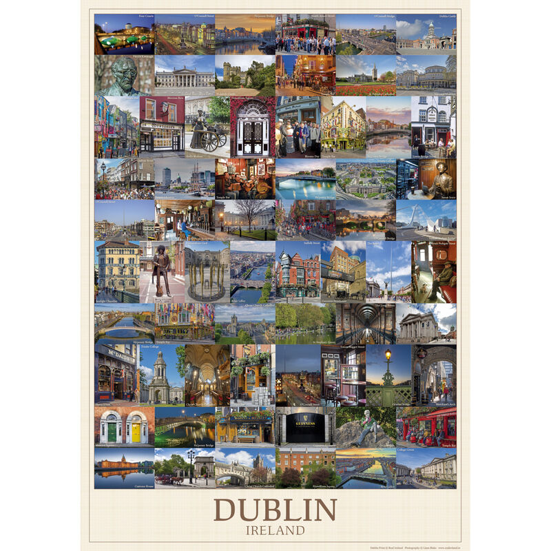 Dublin Poster Print