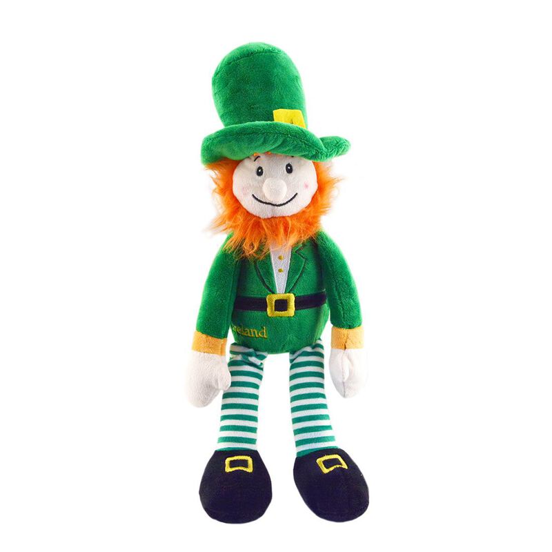 30Cm Murphy The Leprechaun Soft Toy With Green Design And Red Beard