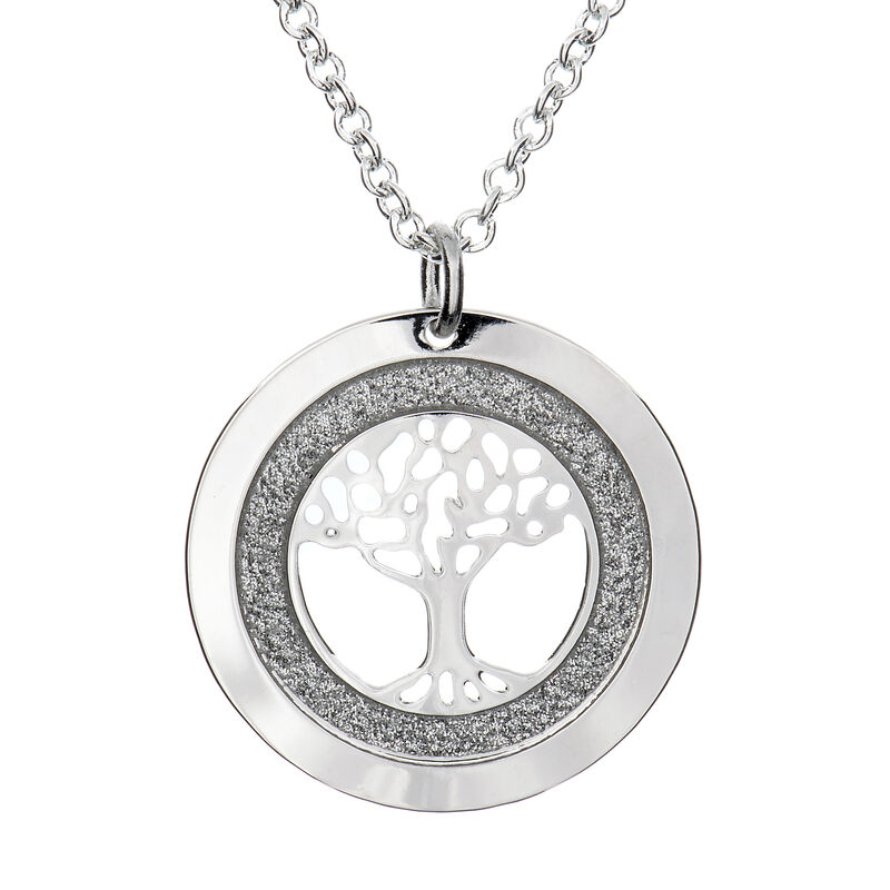 Silver Plated Carrick Silverware Celtic Tree of Life Necklace