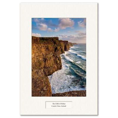 Visions Of Ireland Mounted Prints – The Cliffs Of Moher  County Clare