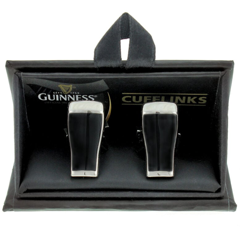 Guinness 3D Cufflinks  Pint Design
