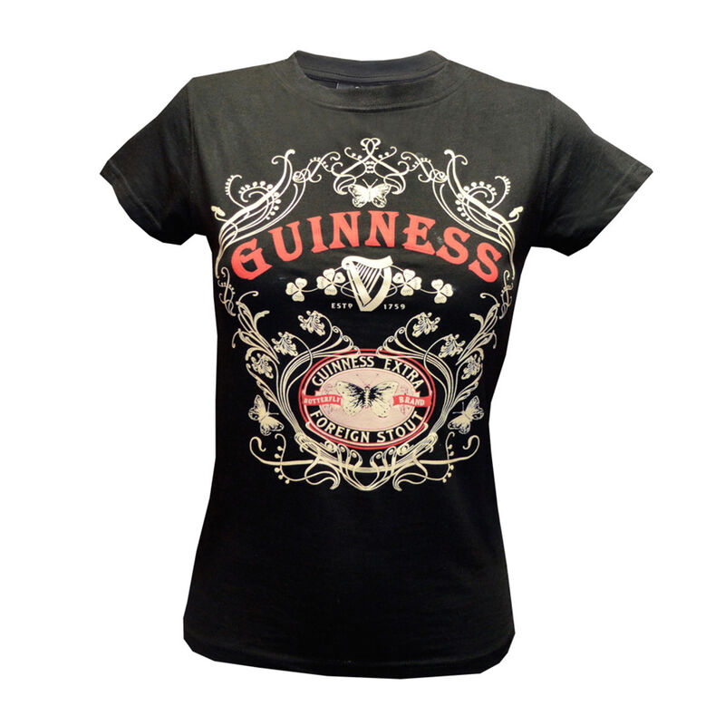 Guinness Ladies Butterfly T-Shirt