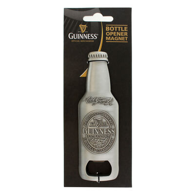 Guinness - 3D Bottle Shape Bottle Opener Souvenir Refrigerator Magnet