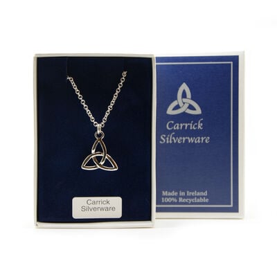 Silver Plated Carrick Silverware Celtic Trinity Knot Pendant