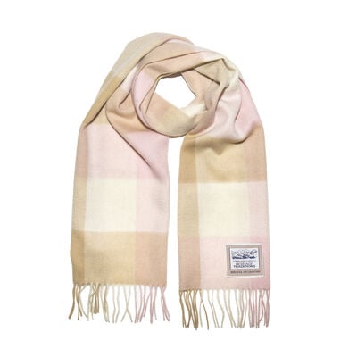 Heritage Traditions Brushed Woollen Scarf – Colour Lilac