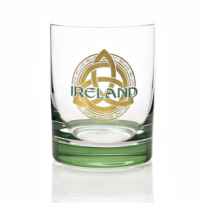 Ireland Celtic Trinity Knot Designed Whiskey Glass