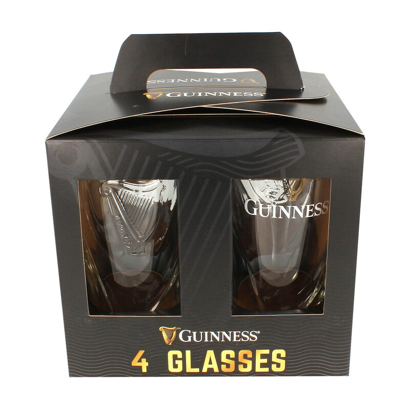 Guinness Harp Pint Glasses 4 Pack