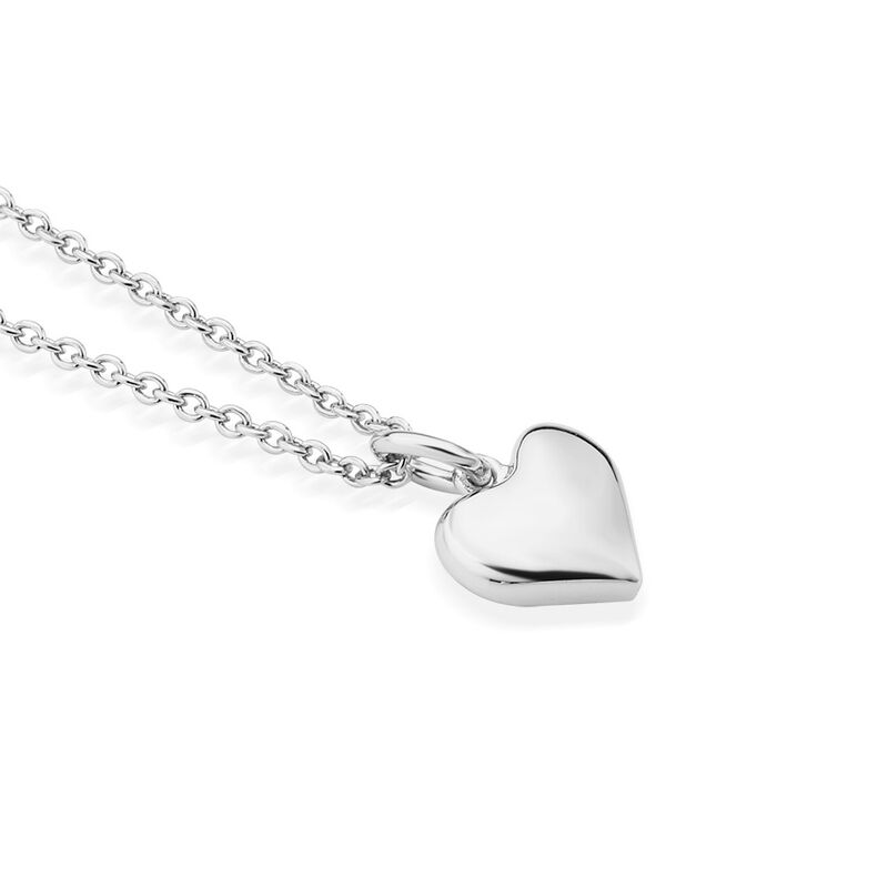 Silver Plated Amy Huberman Newbridge Silverware Heart Pendant