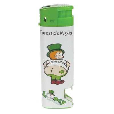 Electronic Lighter With Looney Leprechaun Craic Is Mighty Design