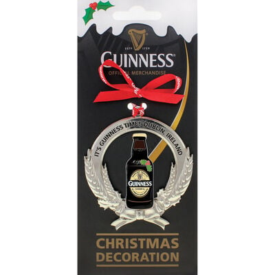 Guinness Bottle And Barley Christmas Tree Decoration