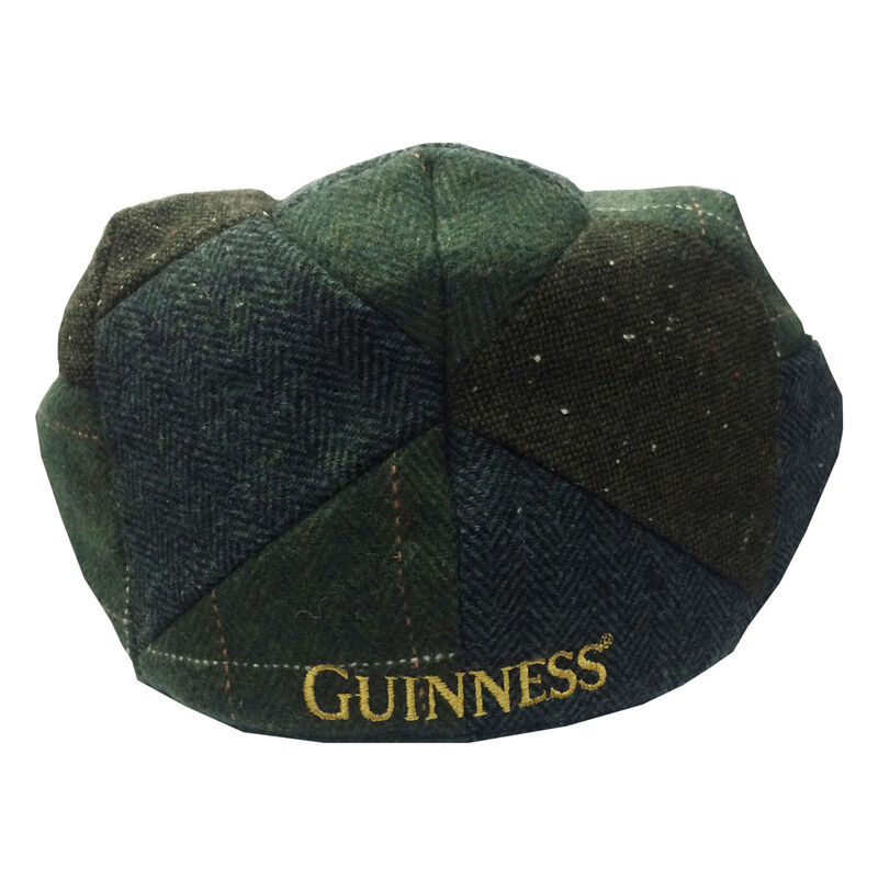 Guinness Traditional Style Tweed Patch Flat Cap