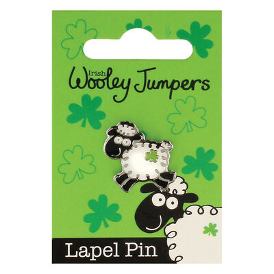 Irish Wooley Jumpers Sheep Designed Lapel Pin
