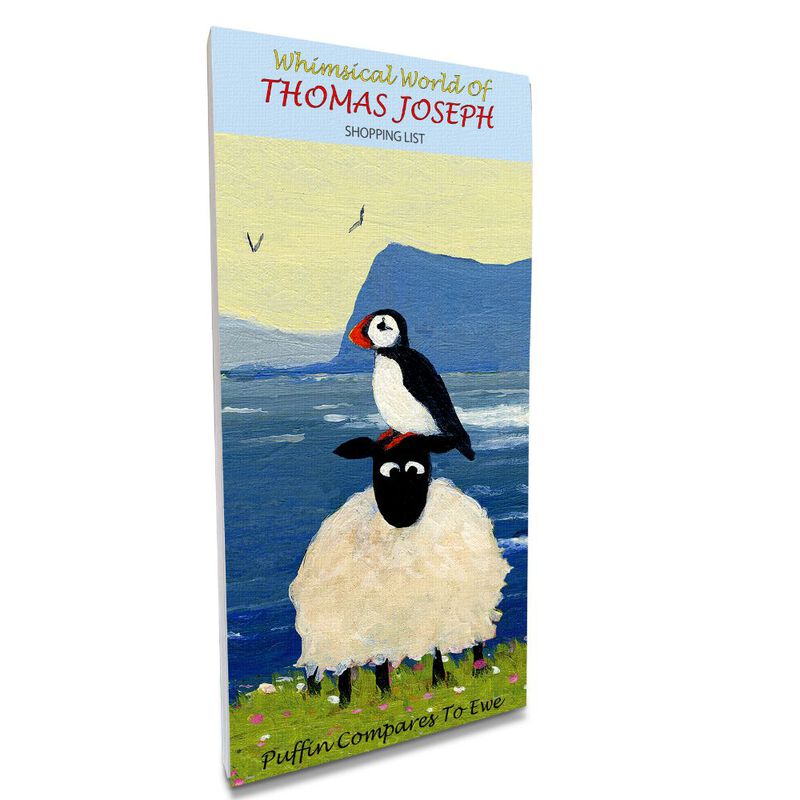 Thomas Joseph Puffin Compares To You Magnetic Notebook