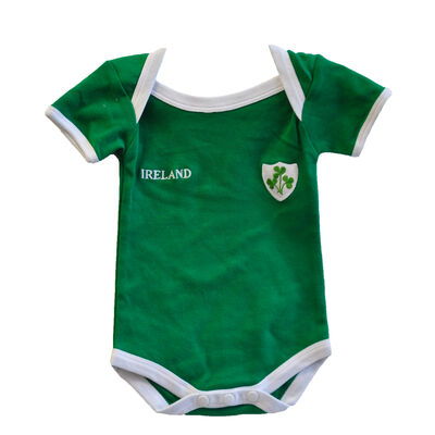 Lansdowne Emerald Green Shamrock Baby Vest