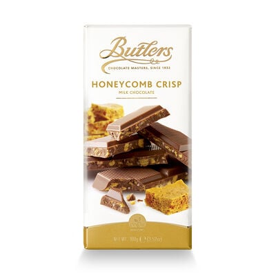 Butlers Milk Chocolate Bar With Honeycomb Crisp, 100g