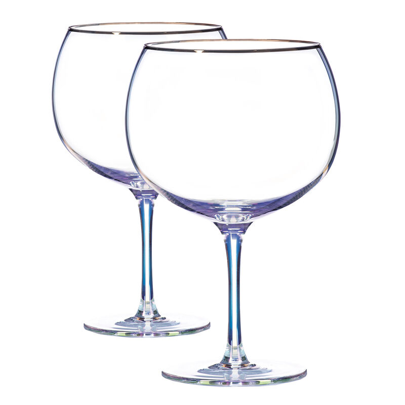 Newgrange Living Unicorn Lustre Gin Glasses, Set of 2