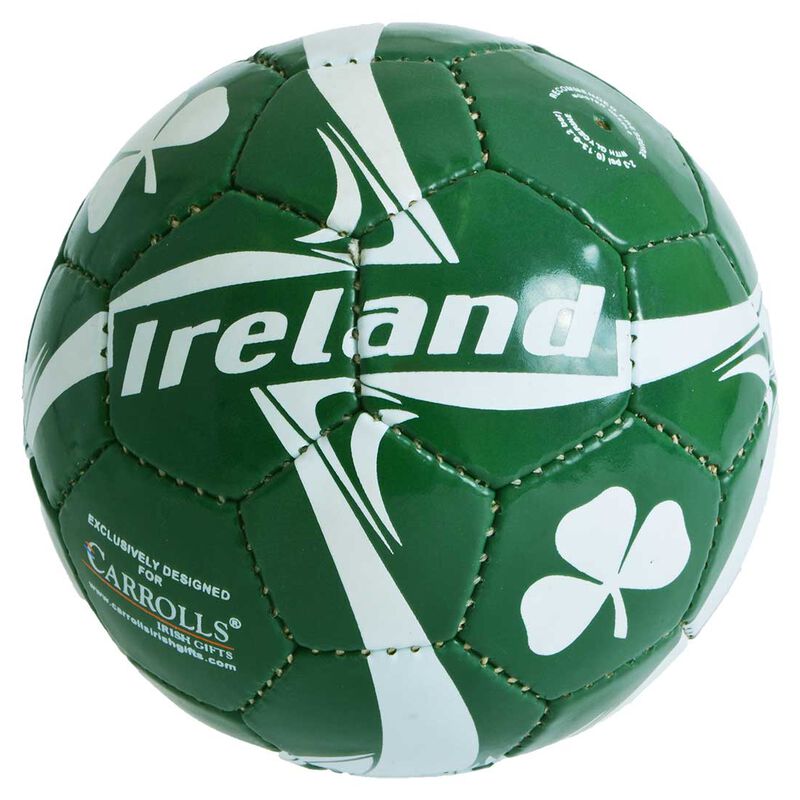 Ireland Designed Soccer Ball With White Shamrock Design  Size 2