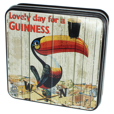 Guinness Gift Tin Of Fudge With Toucan On Weathervane Design  100g