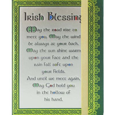 Celtic Notes Hardcover Irish Blessing Notebook  14.5X9.5 A6