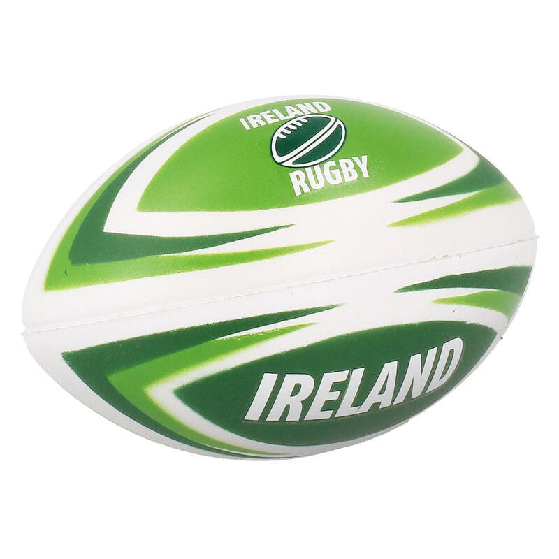 Green Ireland Mini Stress Rugby Ball
