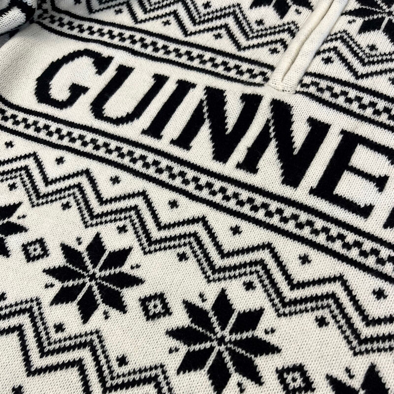 Guinness Christmas 1/4 Zip Knit Jumper