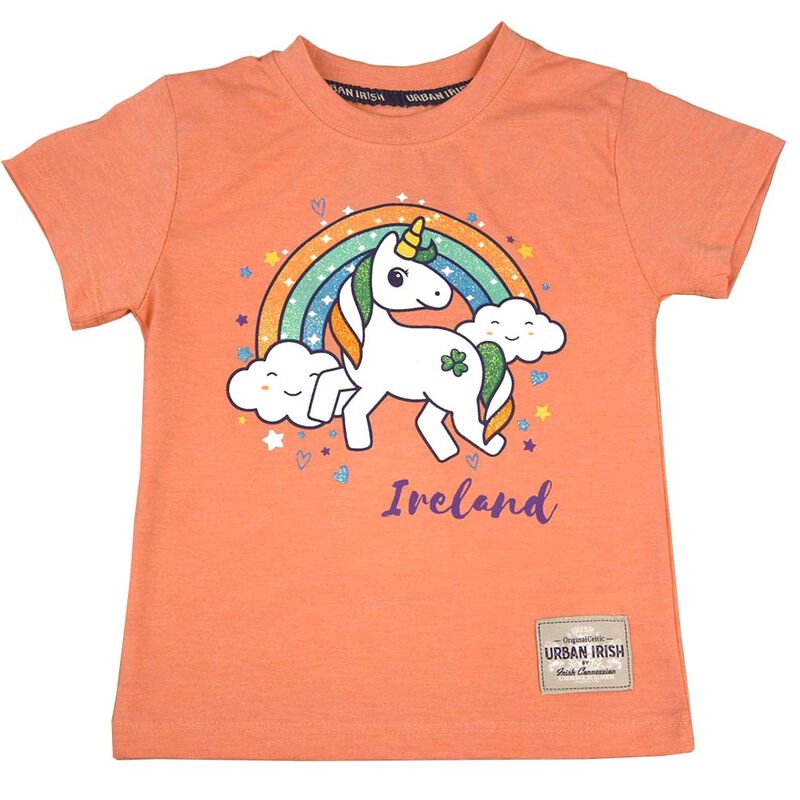 Ireland Unicorn Design T-Shirt
